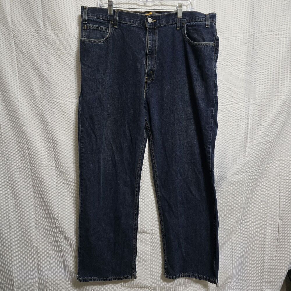 Vintage 40x32 Levi's SilverTab Low Loose Jeans Dark Wash Baggy Skater Made